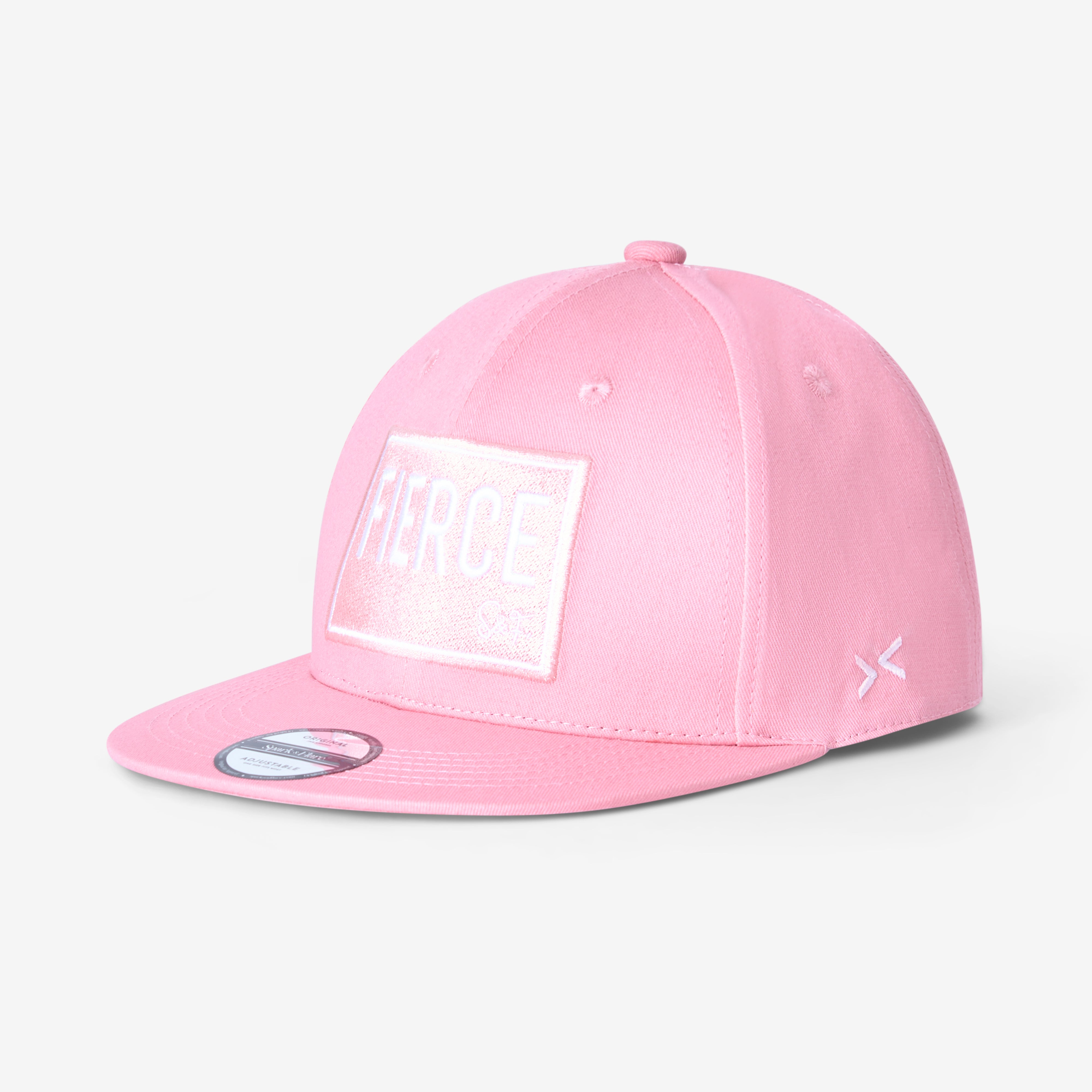 Pink Spark & Flare Fierce flat brim cap