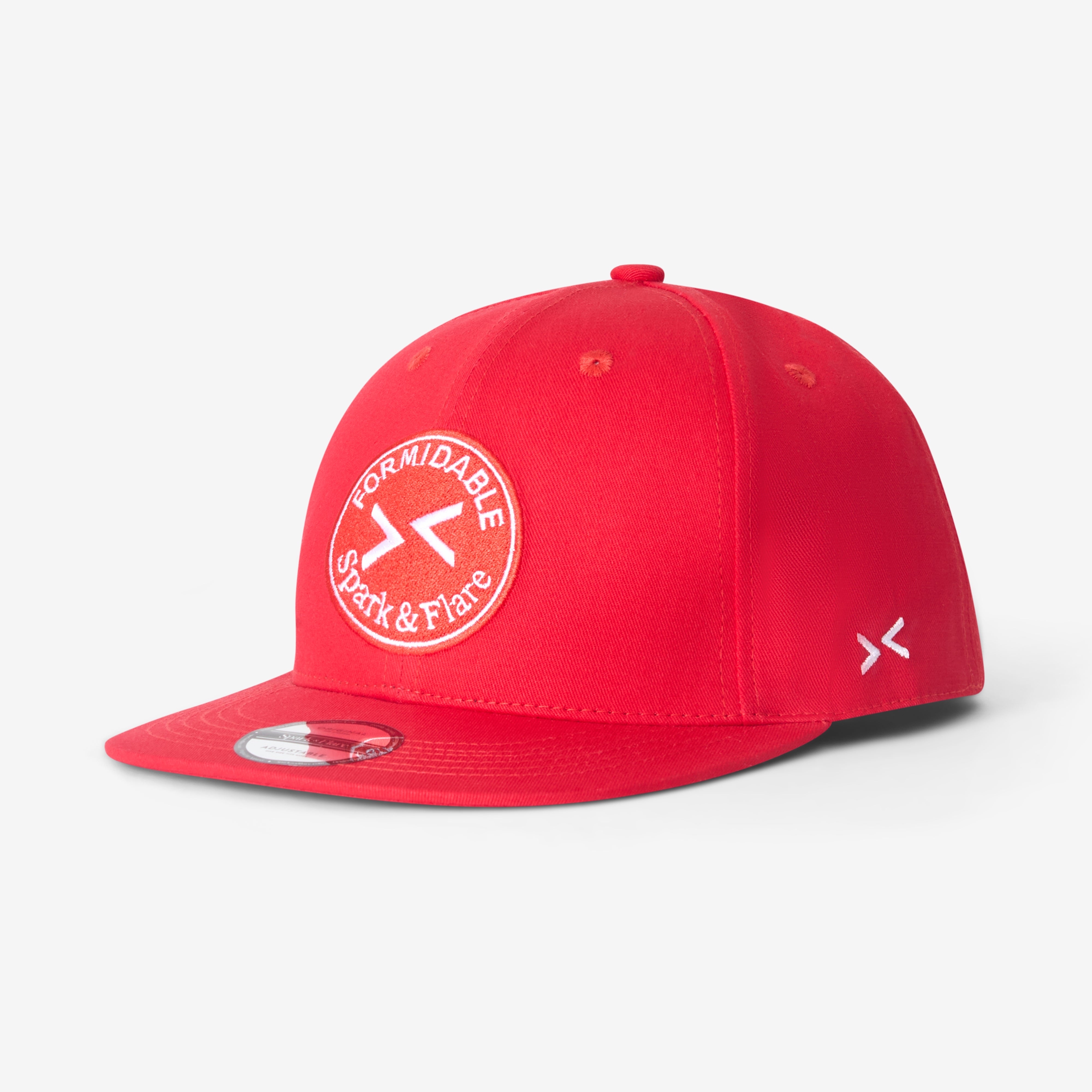 Red Spark & Flare Formidable flat brim cap