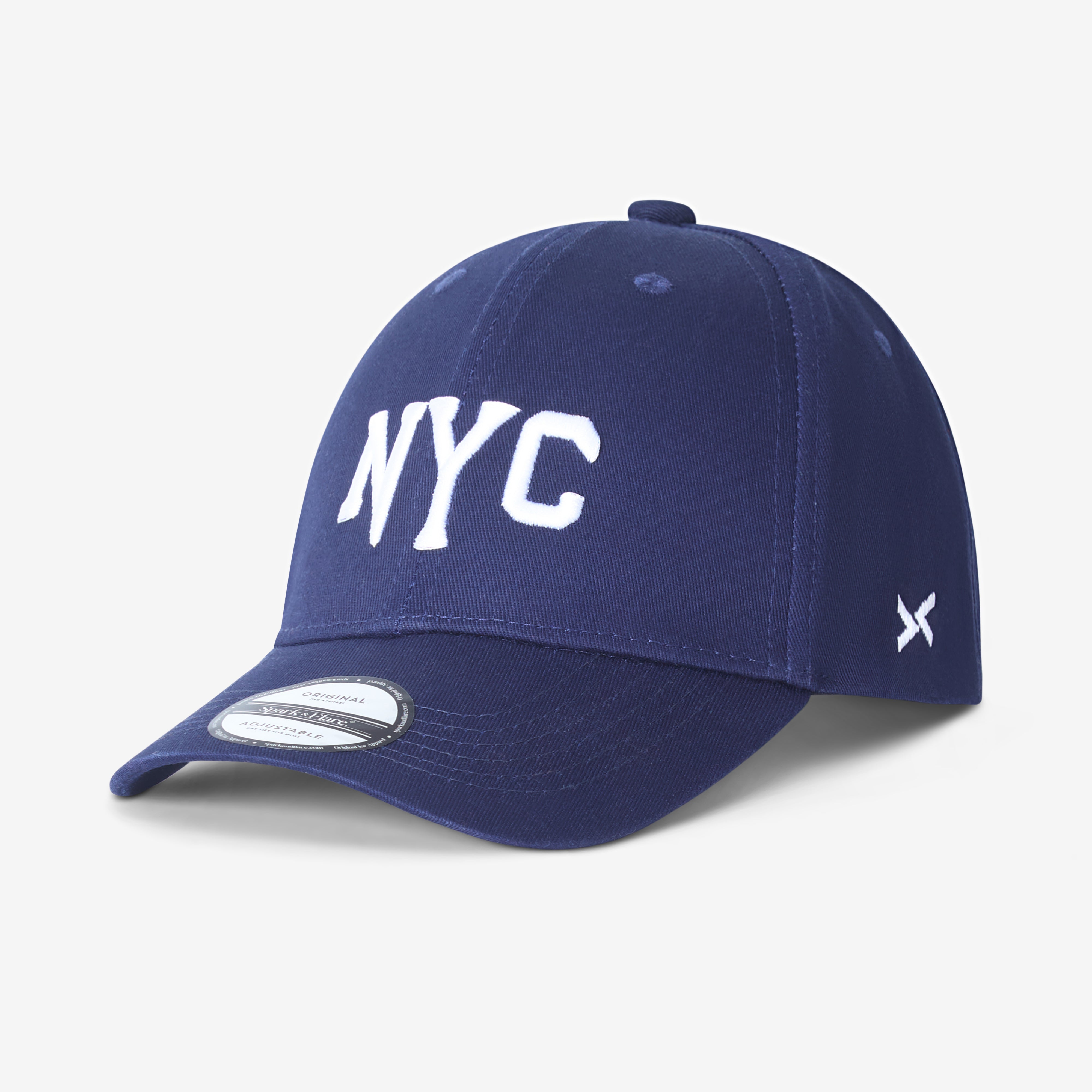 Navy Spark & Flare cap with 'NYC'