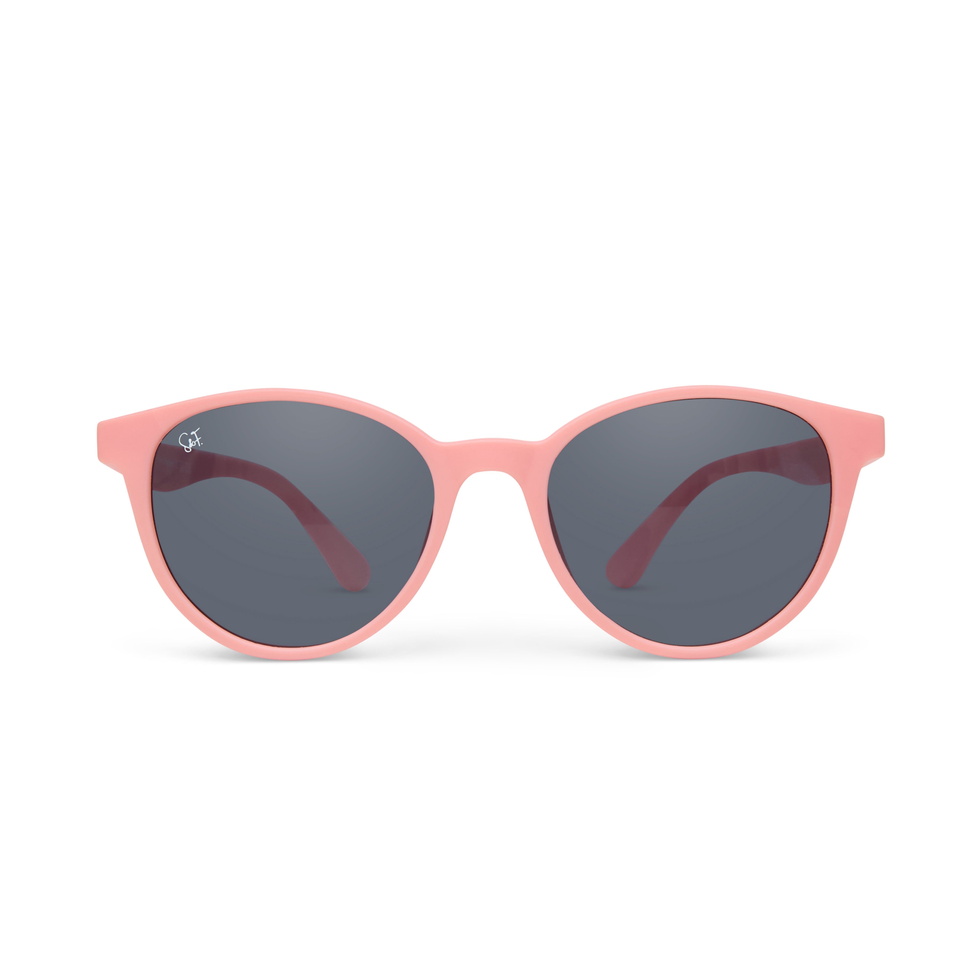 Pink Spark & Flare sunglasses for juniors aged 7-13 with round frames