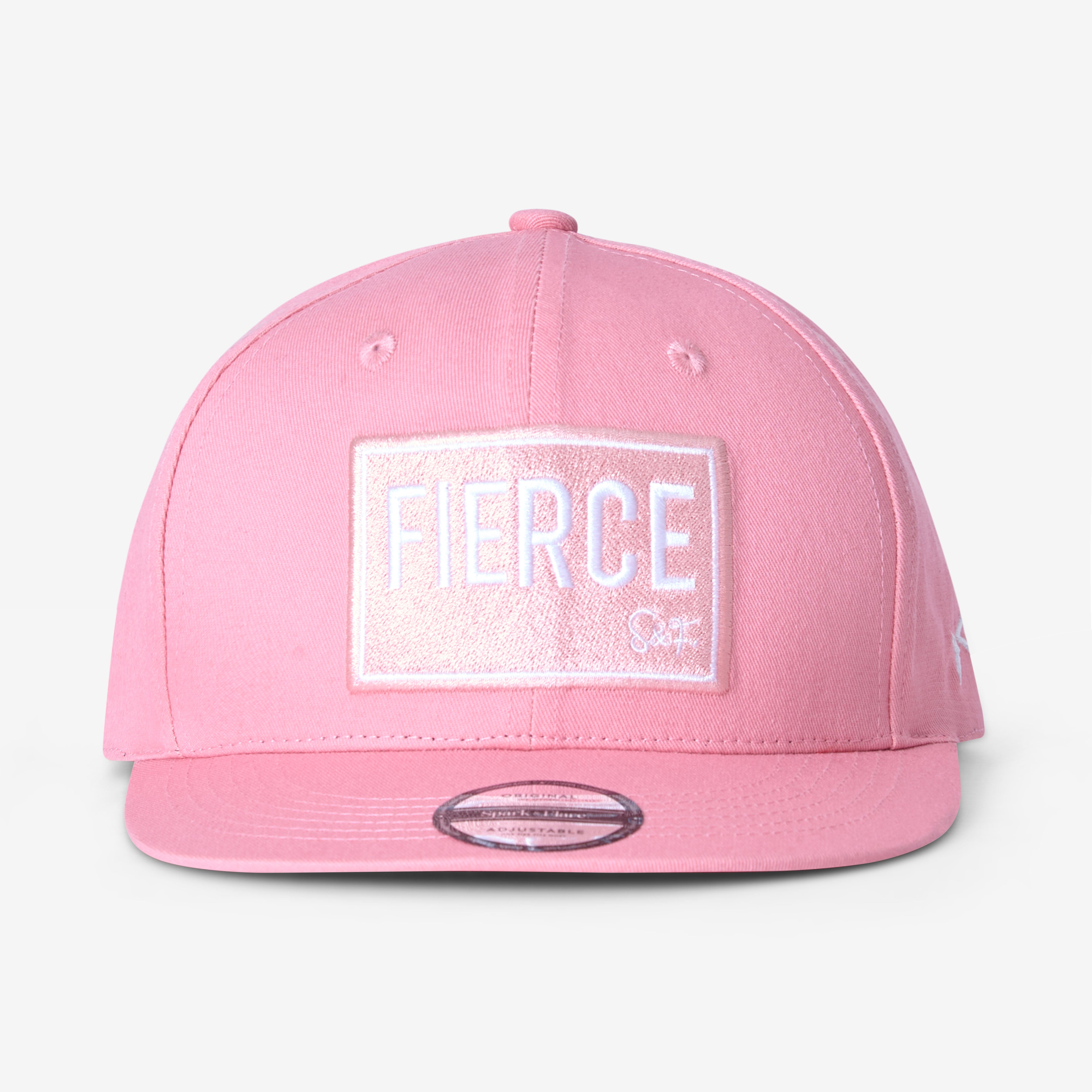 Pink Spark & Flare Fierce flat brim cap