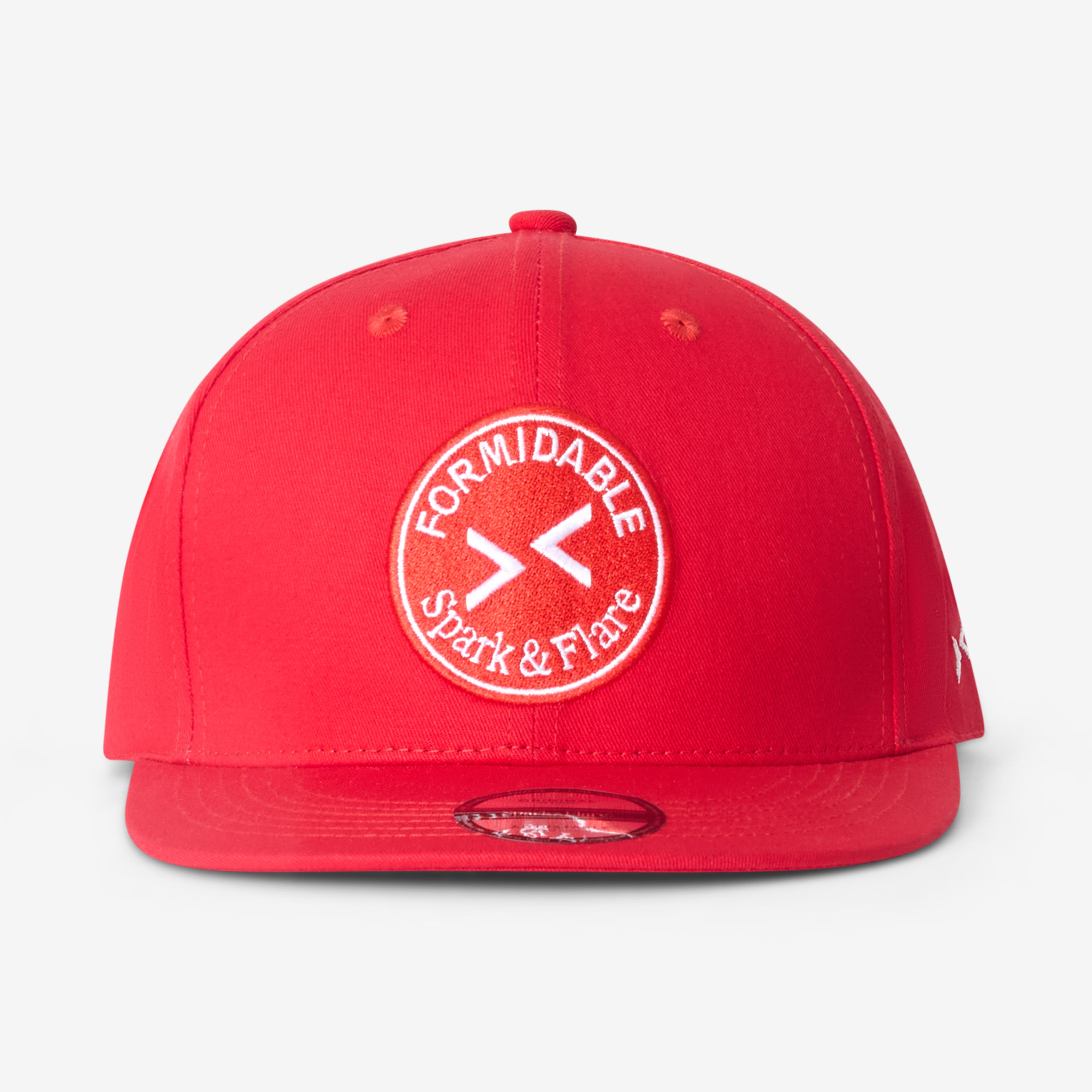 Red Spark & Flare Formidable flat brim cap