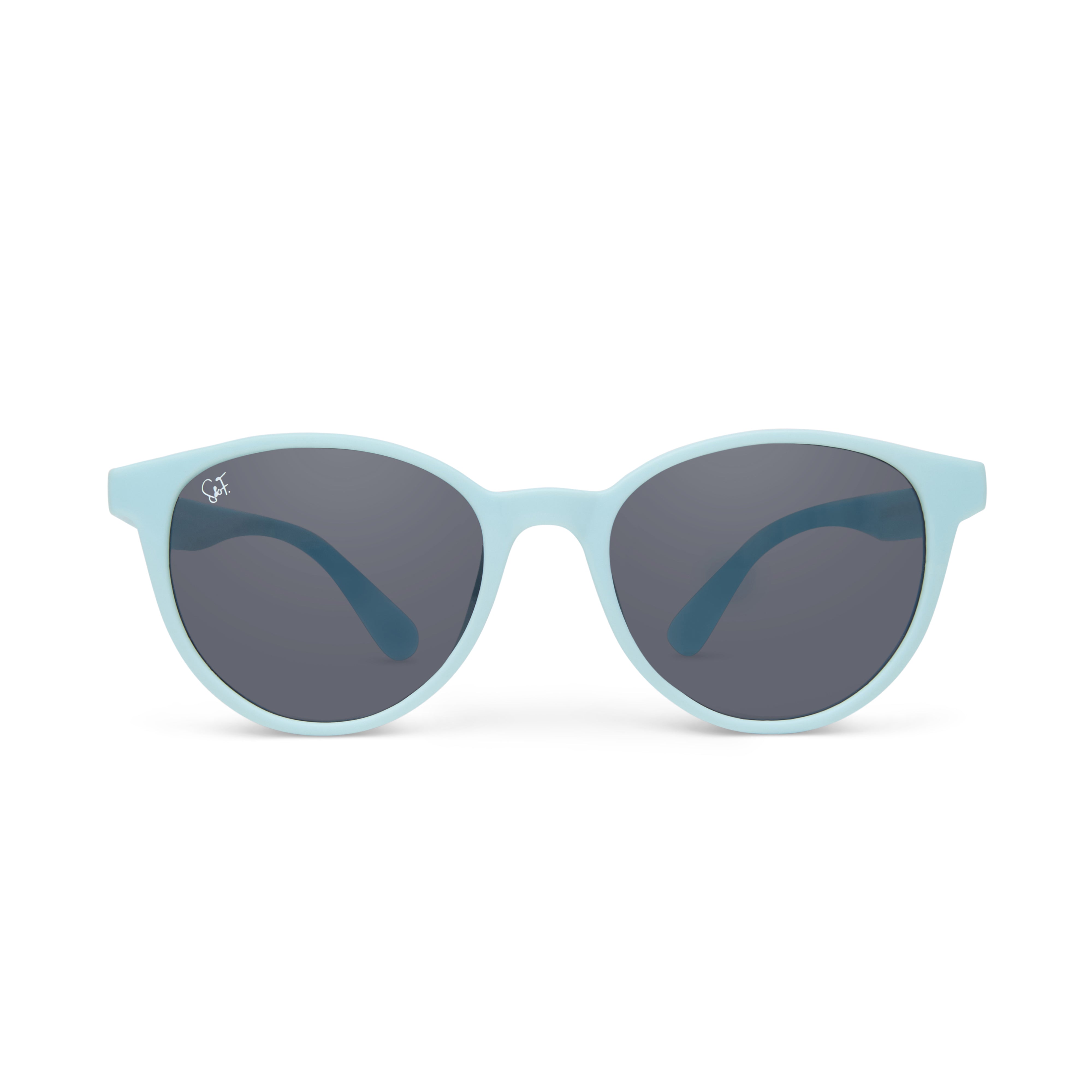 Azure blue sunglasses for juniors aged 7-13